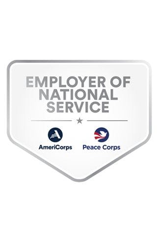 Employer of national service americorps peace corps logo